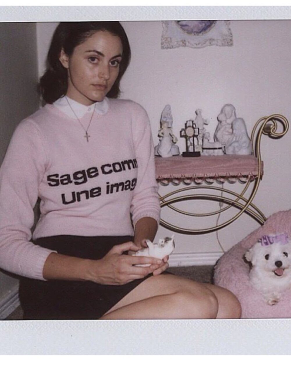 L'ecole des Femmes Sage comme une image sweater XL